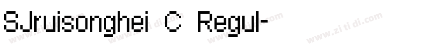 SJruisonghei C Regul字体转换